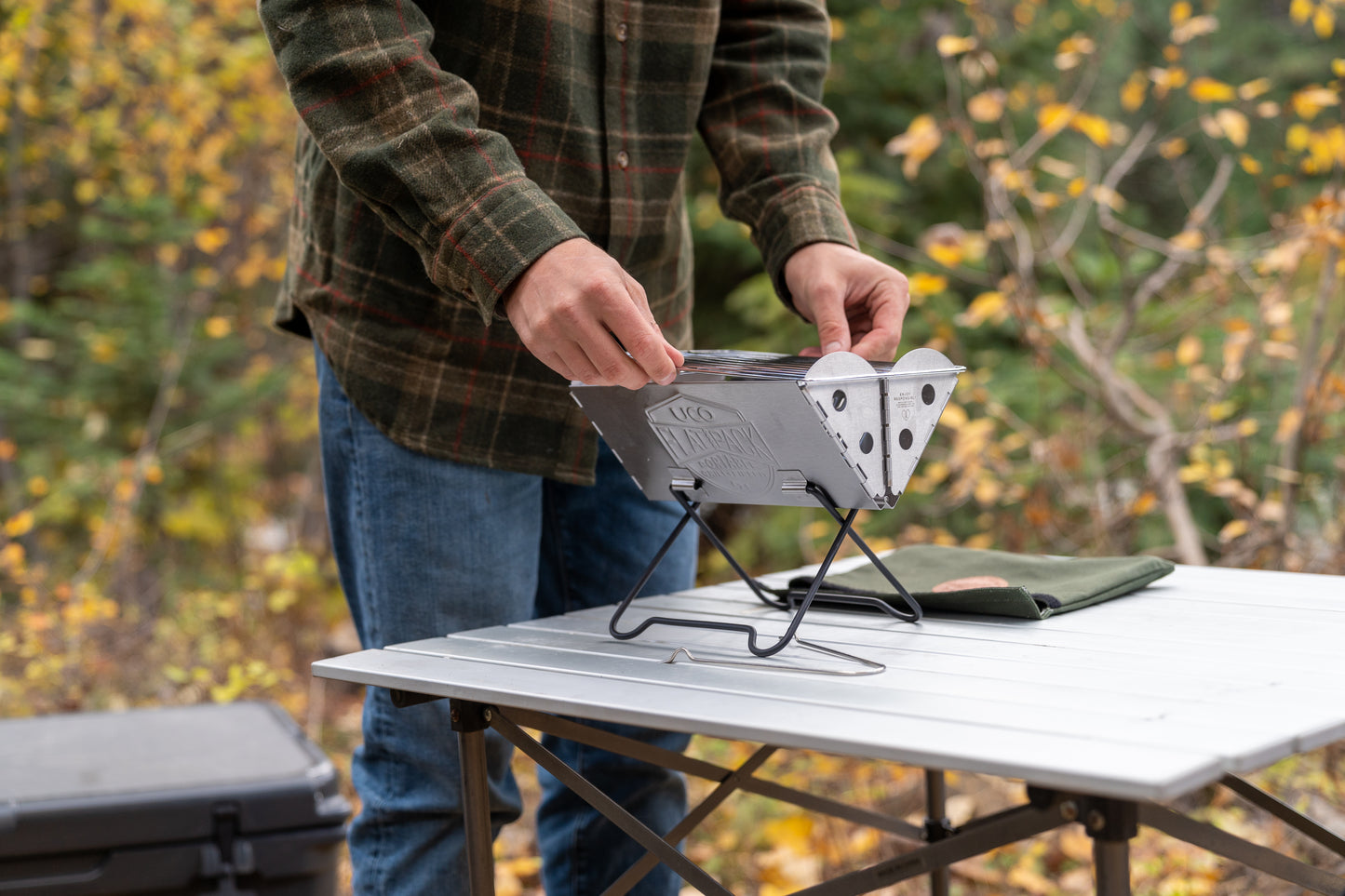 MINI FLATPACK GRILL & FIREPIT