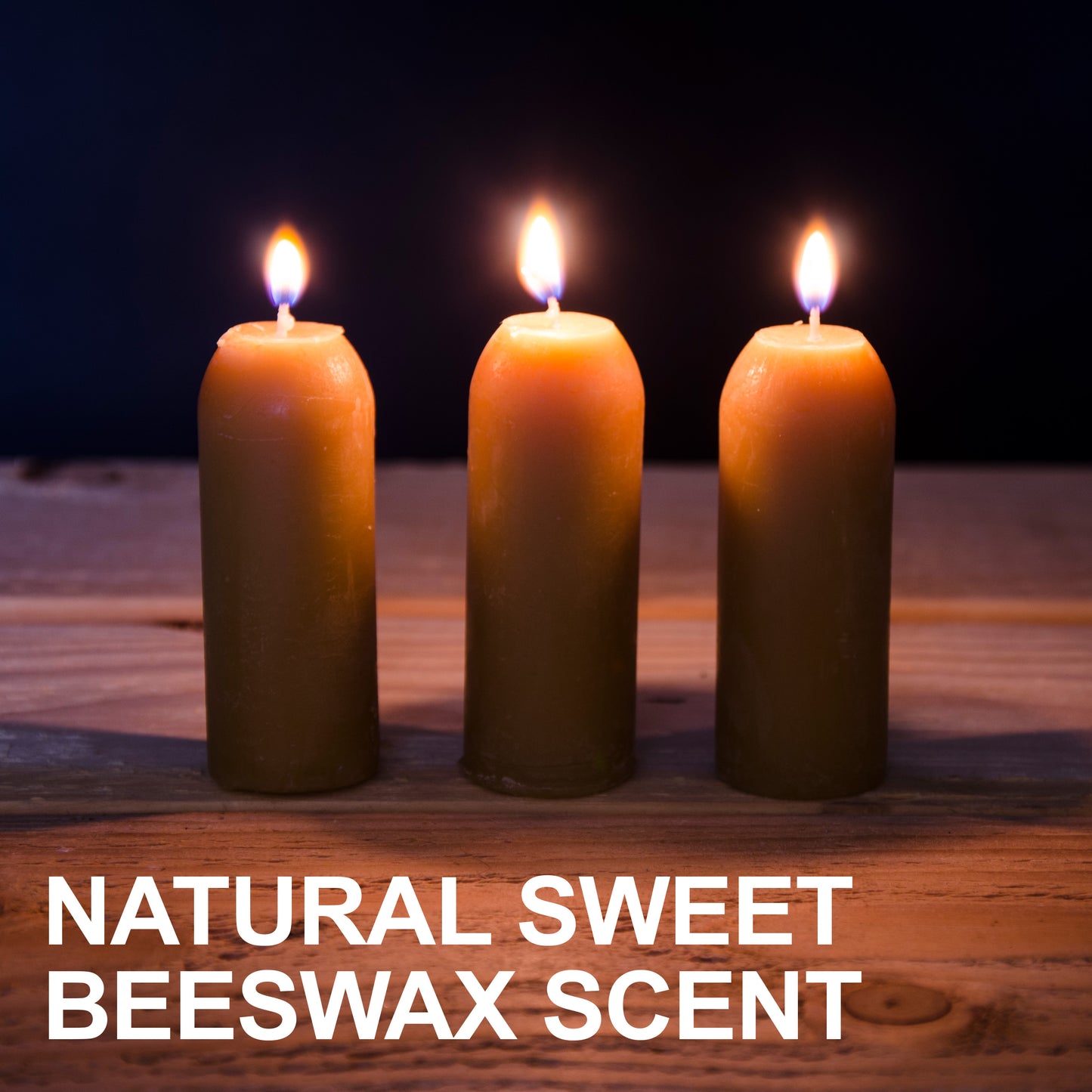 12-HOUR BEESWAX CANDLES - 5 PACK