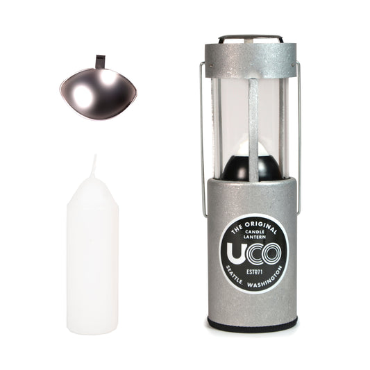 ORIGINAL CANDLE LANTERN KIT - PLAIN ALUMNIUM