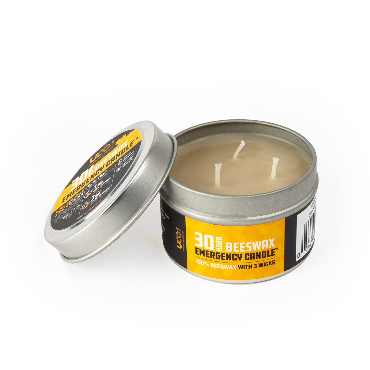 30-HOUR EMERGENCY CANDLE, BEESWAX